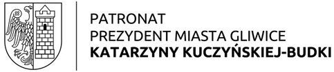 Logo Patronatu Prezydent Miasta Gliwice Katarzyny Kuczyńskiej‑Budki.